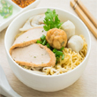 Delicious Fishball Noodle Soup